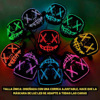 Mascara Halloween LED