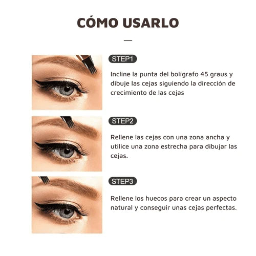 Lápiz Microblading Hilo a Hilo para Cejas Resistentes al Agua PROMO 2X1