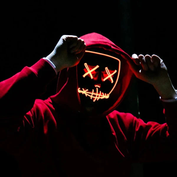 Mascara Halloween LED