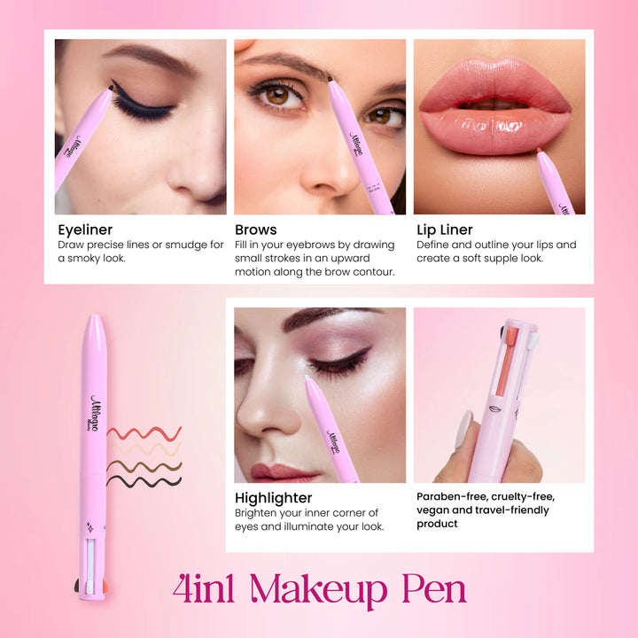 Pluma de maquillaje 4 en 1