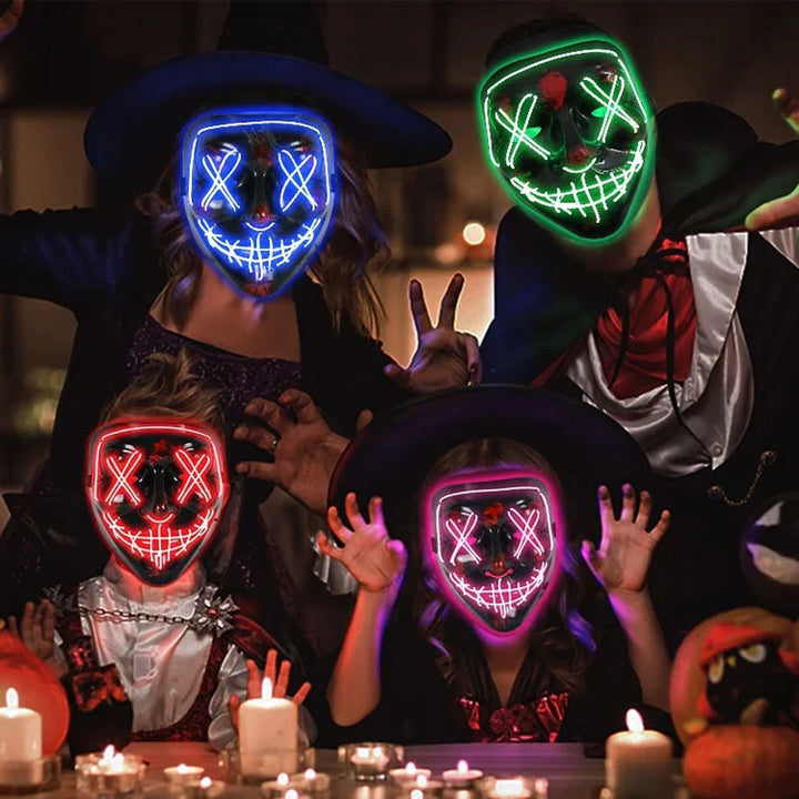 Mascara Halloween LED