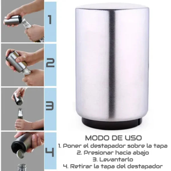 Despatador de botellas magnetico