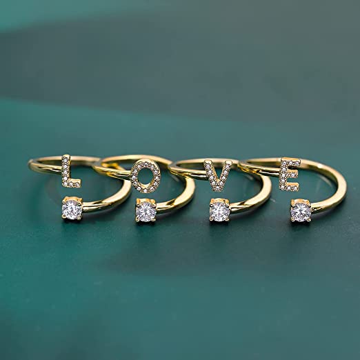 👉Anillo de inicial para mamá 💍