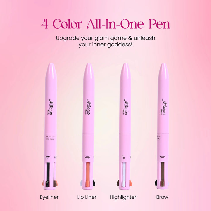 Pluma de maquillaje 4 en 1