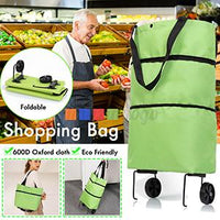 Bolso plegable con ruedas para compras
