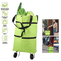Bolso plegable con ruedas para compras