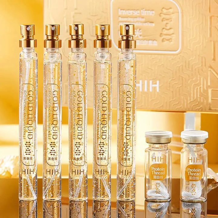 Sérum Gold Sensivell- Hilos de proteina con suero de colageno dorado