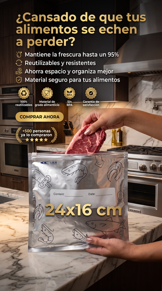 Bolsas de Almacenamiento Reutilizables · Hero (principal)