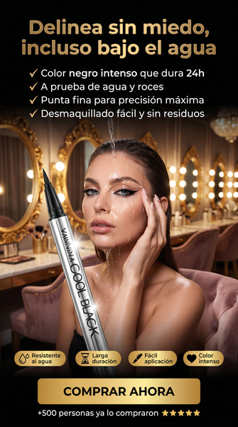 Delineador Cool Black a Prueba de Agua · Hero (principal)