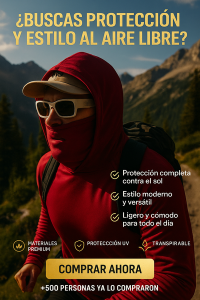 Sudadera Multifuncional con Capucha y Protector Facial · Hero (principal)