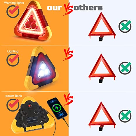 🚨Triángulo de Seguridad LED