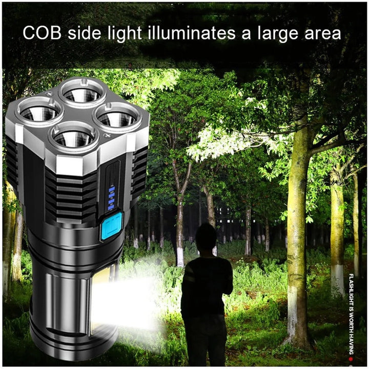 LIMTERNA PORTATIL 4 LEDS