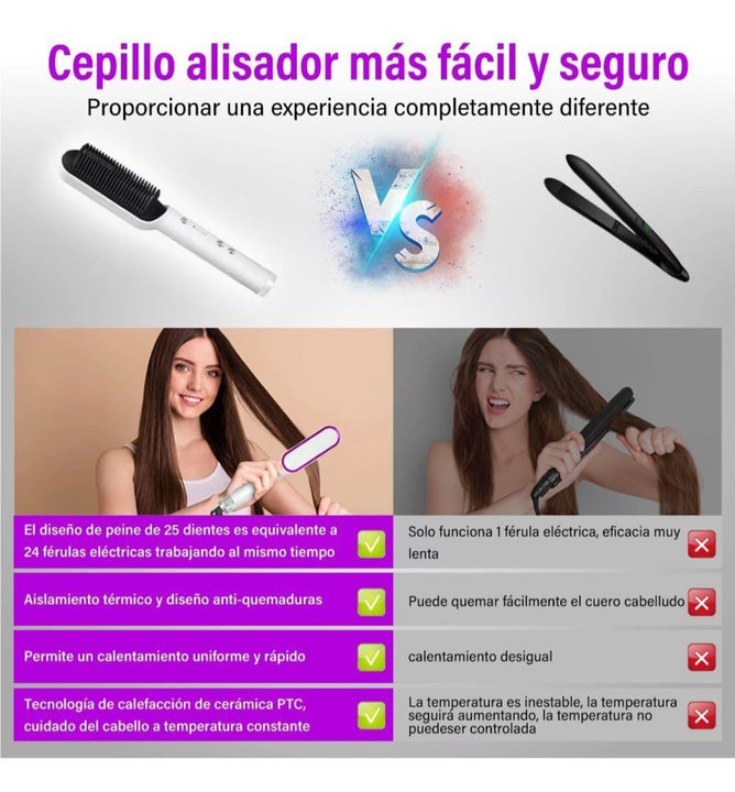✨Cepillo alisador 💇🏻‍♀️