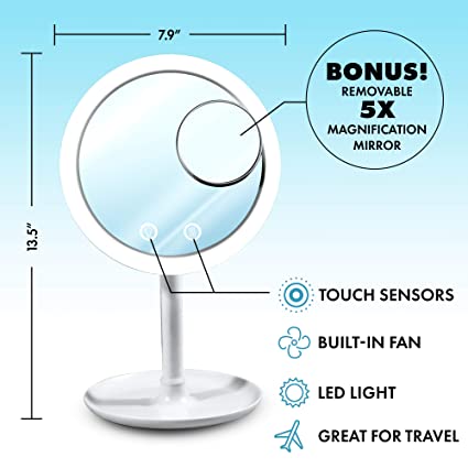 🪞Espejo Luz Led con ventilador 🌬️