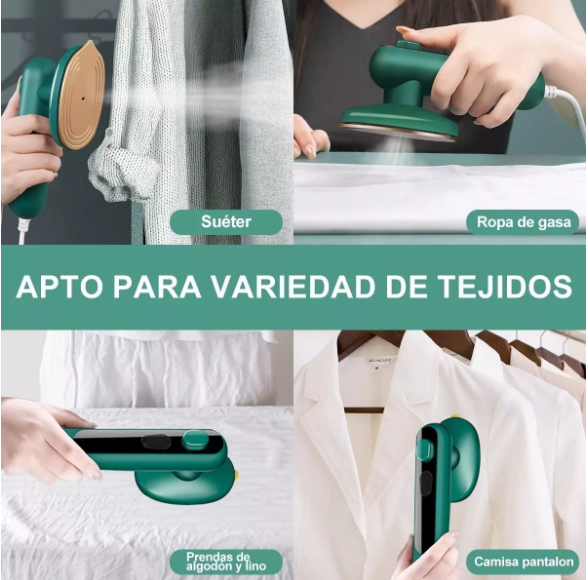 🥵Mini plancha a vapor 👔